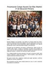 Presentación Colegio Nazaret San Blas