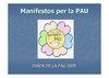 Diada de la Pau 2009 - Els nostres manifestos