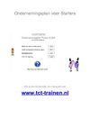 Ondernermingsplan voor Starters...