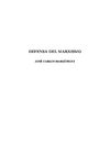 Defensa del marxismo - José Carlos Mariátegui
