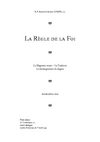 La règle de la foi