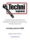 CATALOGUE TECHNISPAS 2009 FR