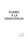 Rumbo a la democracia