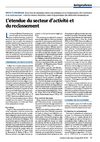 L'étendue du secteur d'activité et du reclassement