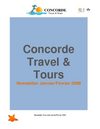 Concorde Travel & Tours -Newsletter Janvier Fevrier