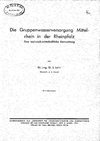 1933 - Gruppenwasserversorgung Mittelrhein