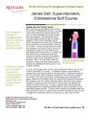 Rutgers Professional Turf Management School - James Dall