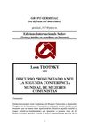 Trotsky: Discurso pronunciado ante la Segunda Conferencia Mundial de Mujeres comunistas