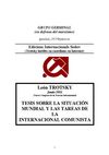 Trotsky: Tesis sobre la situación mundial y las tareas de la Internacional Comunista