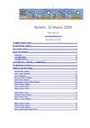 Boletín 20 de Marzo de 2009 - Mamas, Papasm Hijos