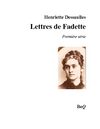 Henriette Dessaulles - Lettres de Fadette: première série.