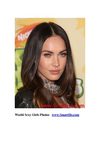 Sexy Girl And Supermodel Megan Fox Latest Photos At Nickelodeon’s 22nd Annual Kids’ Choice Awards