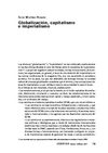 Martínez Peinado Javier. Globalización, capitalismo e imperialismo