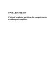 Les chansons d'Opéra Bouffe 2009