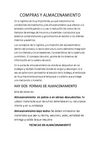 COMPRAS Y ALMACENAMIENTO
