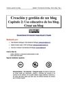 2. Uso educativo de los blogs
