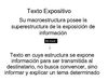 TEXTO EXPOSITIVO