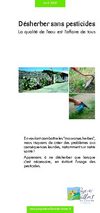 Fiche conseil désherbage