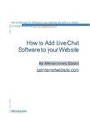 How to Add Live Chat to your Website