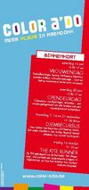 Programmafolder Color A'do