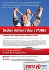 Élection CAMIEG - Profession de Foi - FO Énergie et Mines