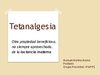 Tetanalgesia