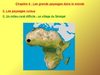 Un paysage rural : un village du Sénégal