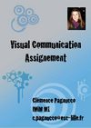 Pagnucco (Clémence ) Visual Communication assignment