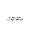 Cartilla de Alfabetización