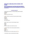 SBI BANK CLERK REASONING MODEL TEST PAPER