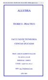 Apuntes de Algebra