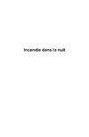 incendie dans la nuit