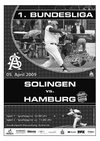 Nachlese Stadionheft Solingen Alligators 01/09 (Hamburg)