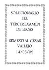 SOLUCIONARIO DEL 3ER EXAMEN DE BECAS(14-05-09)-SEMESTRAL VALLEJO