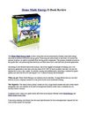 Home Made Energy Ebook Review