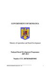 national rural development program -Romania