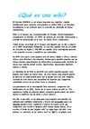 ¿Qué es una wiki?