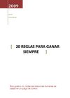 20 reglas para ganar siempre