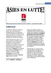 Asie en lutte, bulletin du groupe de travail "asie" du Nouveau Parti Anticapitaliste NPA