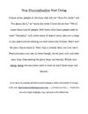 stop procrastinate