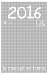 2016 Numéro 5, mai 2009, zine mensuel de BD.
