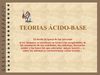 Teorias ácido-base