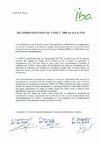 recommendations CHSCT 2009 bilan 2008