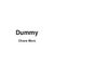Chiara Moro Dummy