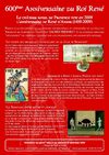 Le 600ème Anniversaire du Roi René à Tarascon - exposition "SACRÉS TRÉSORS !"