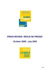 Revue de presse La Baule-WIC 2009 - 22 juillet 09-1