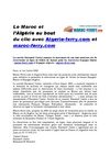 FERRY POUR L'ALGERIE OU LE MAROC 