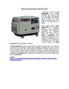 What Are Silent Diesel Generators?