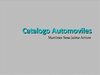 catalogo de autos