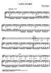Taylor Swift - Love Story - Piano Score - Free